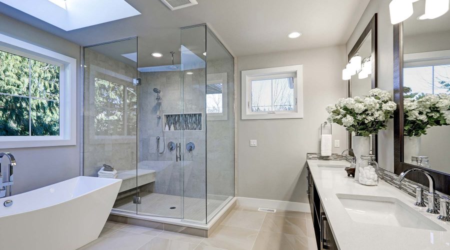 bigstock-Spacious-Bathroom-In-Gray-Tone-166085375